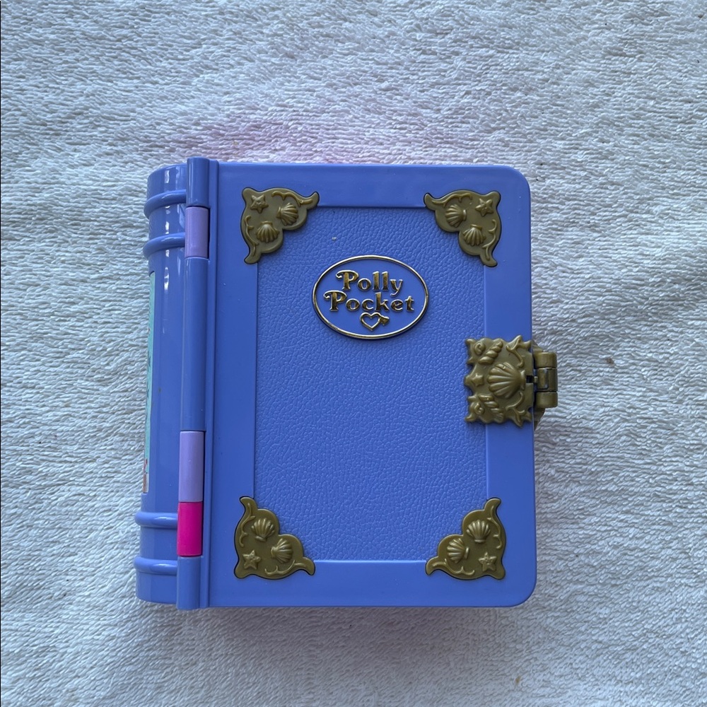Polly Pocket Purple and Gold Diary vintage